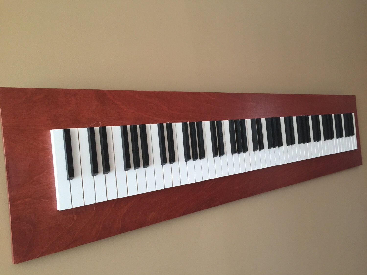Handmade Piano Wood Wall Art Wall Art Modern Decor