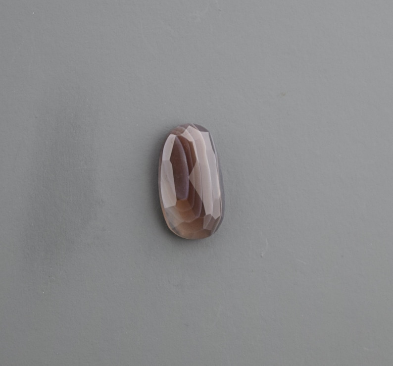 Faceted Botswana Agate Cabochon