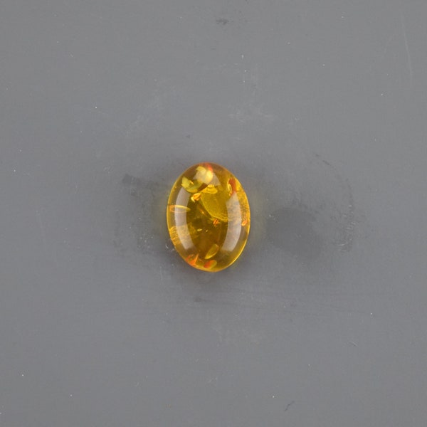 Yellow Amber Cabochon