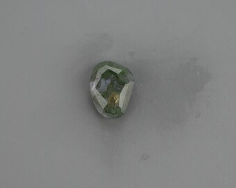 Faceted Moss Agate Cabochon
