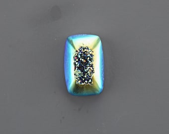 Titanium Quartz Druzy Cabochon