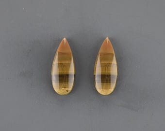 Blue Mountain Jasper Cabochon Pair