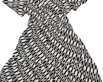 Anthropologie The Somerset Nautical Print Cotton Minidress XS