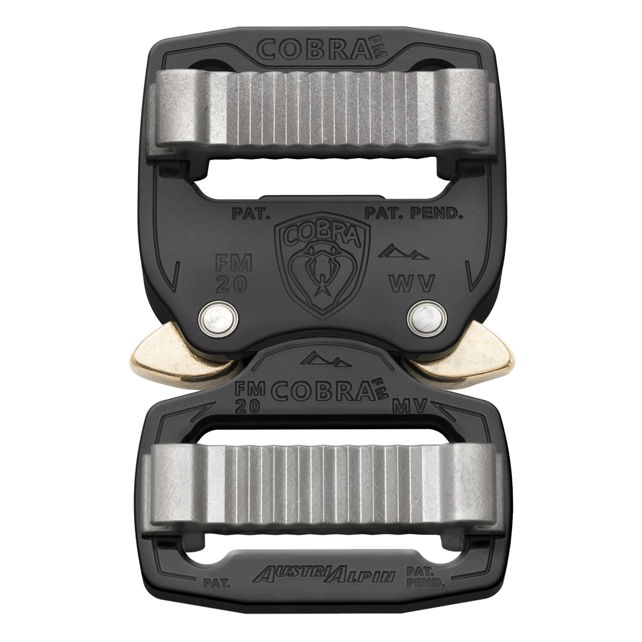 AustriAlpin Cobra Dual Adjust Buckle Black 2 XB