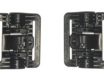 Pair of Black ROC 40 - Rapid Open Connector - Tactical Quick Release Buckles