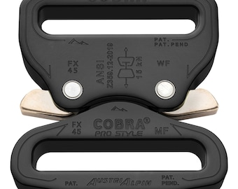 Austri-Alpin Cobra Pro-Style Buckle 45mm Matt Black