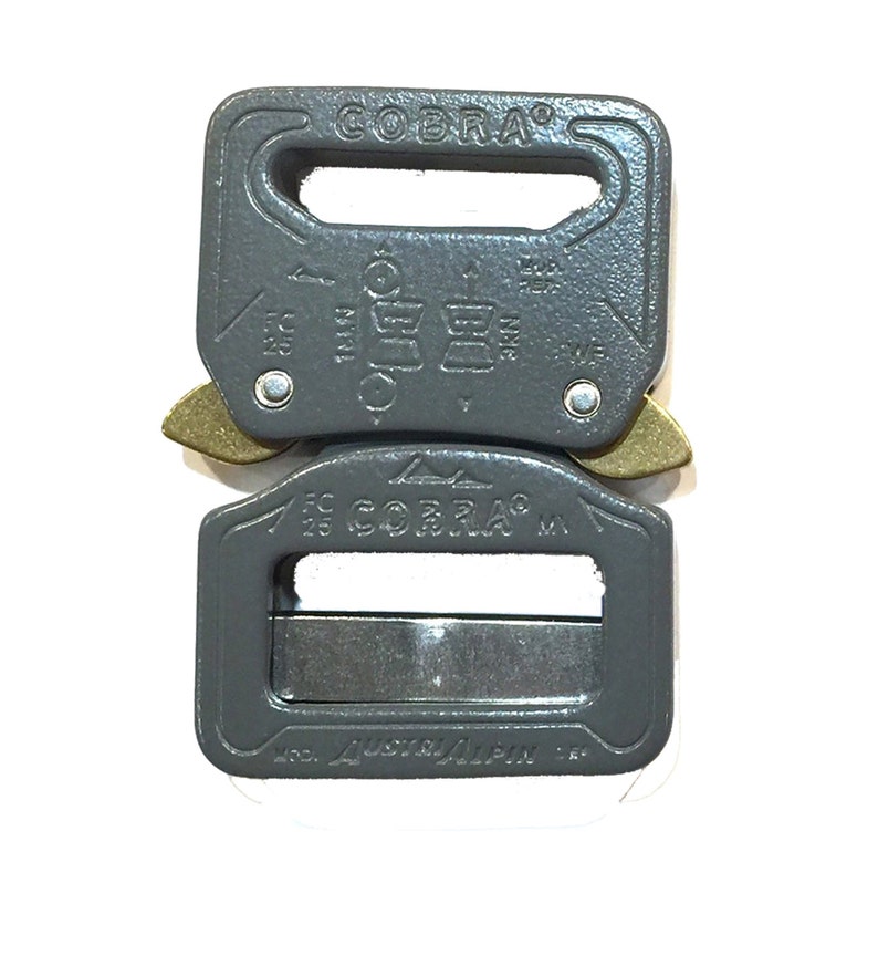 Male Adjustable Female Fixed FC38HVF AustriAlpin 38mm Hard Coated Cobra Buckle