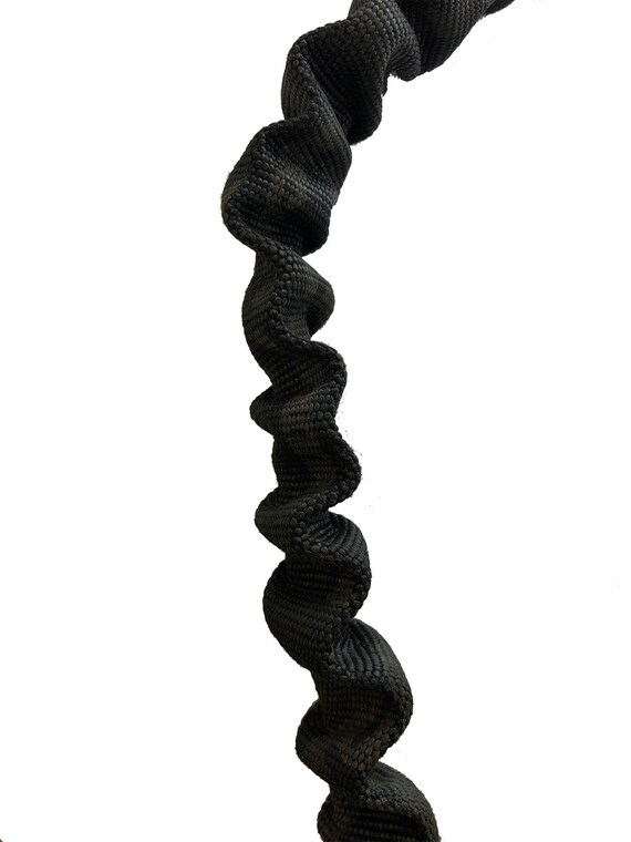 1/" Double Sided Crye Multicam Black Tubular Webbing 25mm Per Metre