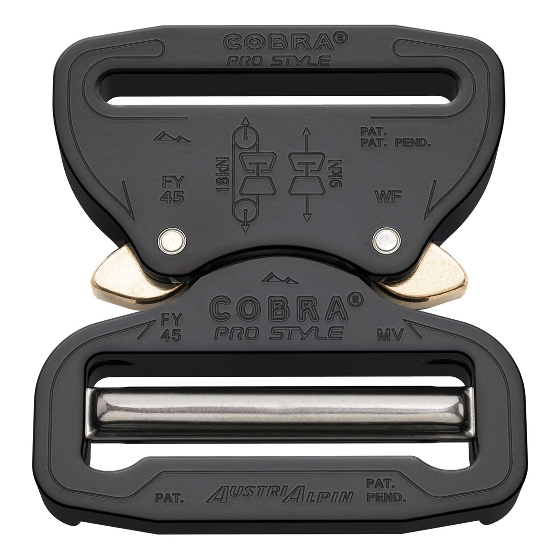 AustriAlpin 45mm 1.75 Black Cobra Buckle Male Etsy