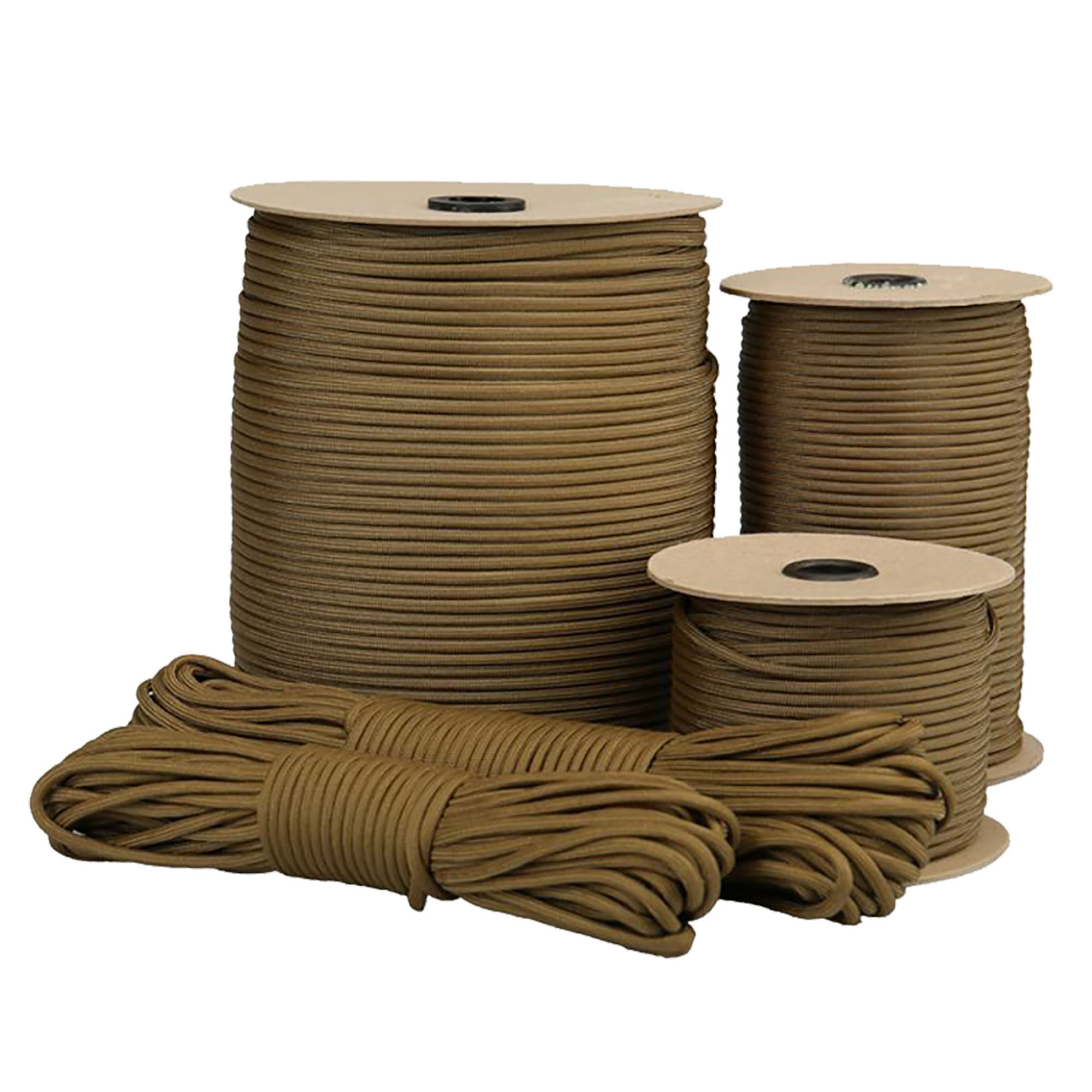 4mm Paracord 550 Bushcraft Survival Mil-Spec Type III 7 Strands - Coyote Brown 4mm Paracord 550 Bushcraft Survival Mil-Spec Type III 7 Strands - Coyote Brown
