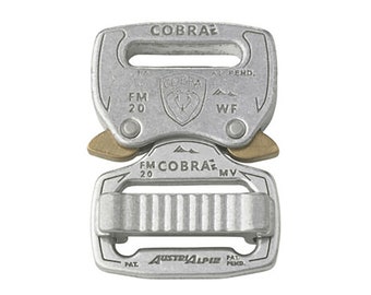 AustriAlpin Fashion Model 20mm / 0.75" Chrome Cobra Buckle - FM20AVF