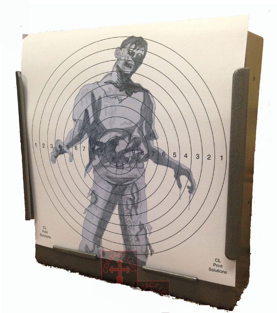 100 x air rifle sg zombie target design on card 14 x 14cm etsy new zealand