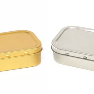 Metal Tins for Balms, Creams and Salves packs of 5 Tins With Lids