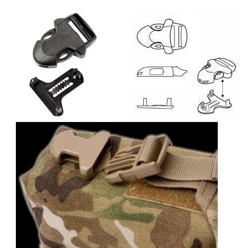 25mm plastic quick side release buckle clip. ITW FASTEX - High quality WSR