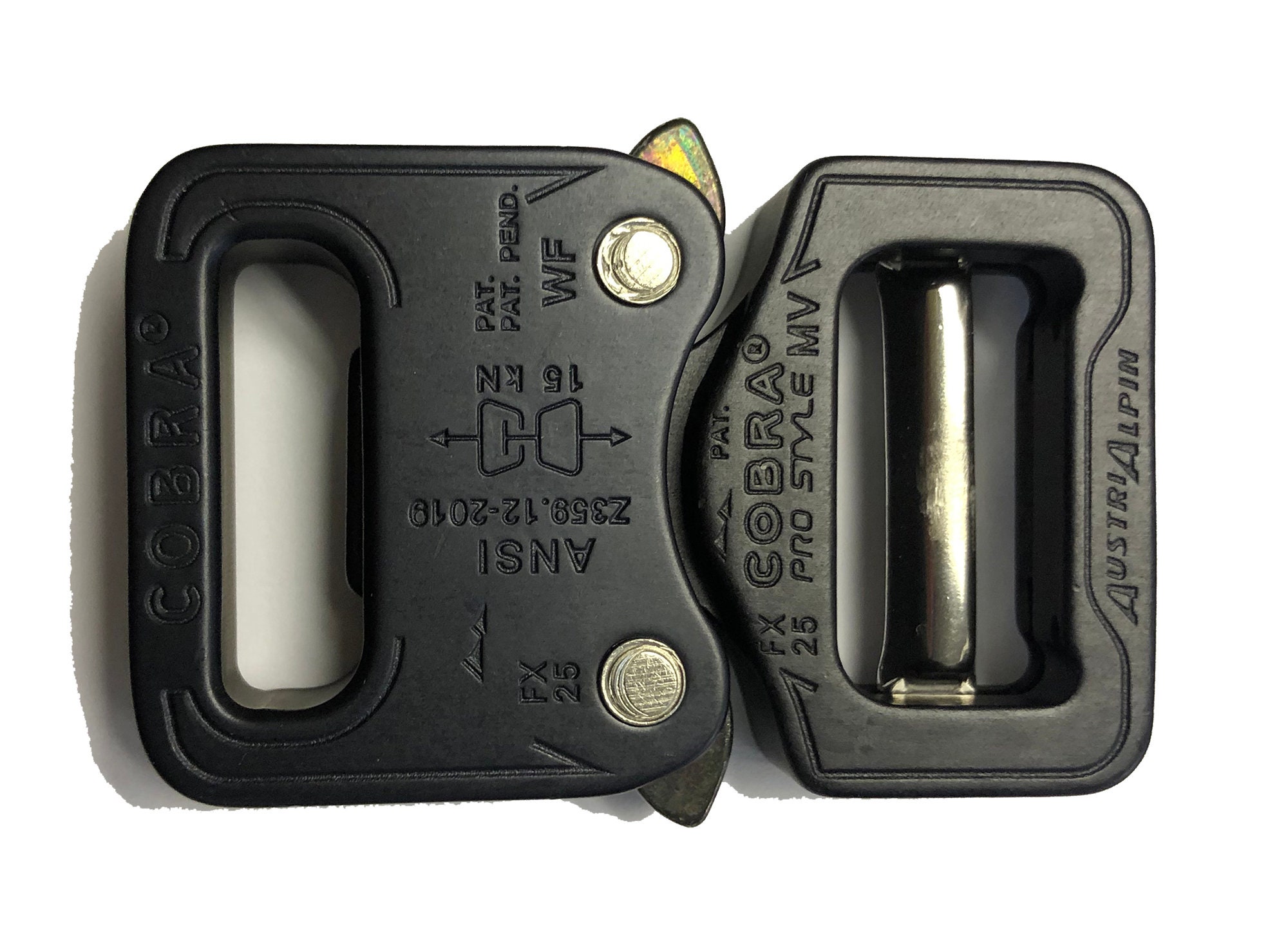 25mm / 1 Austrialpin Cobra Buckle Mat 