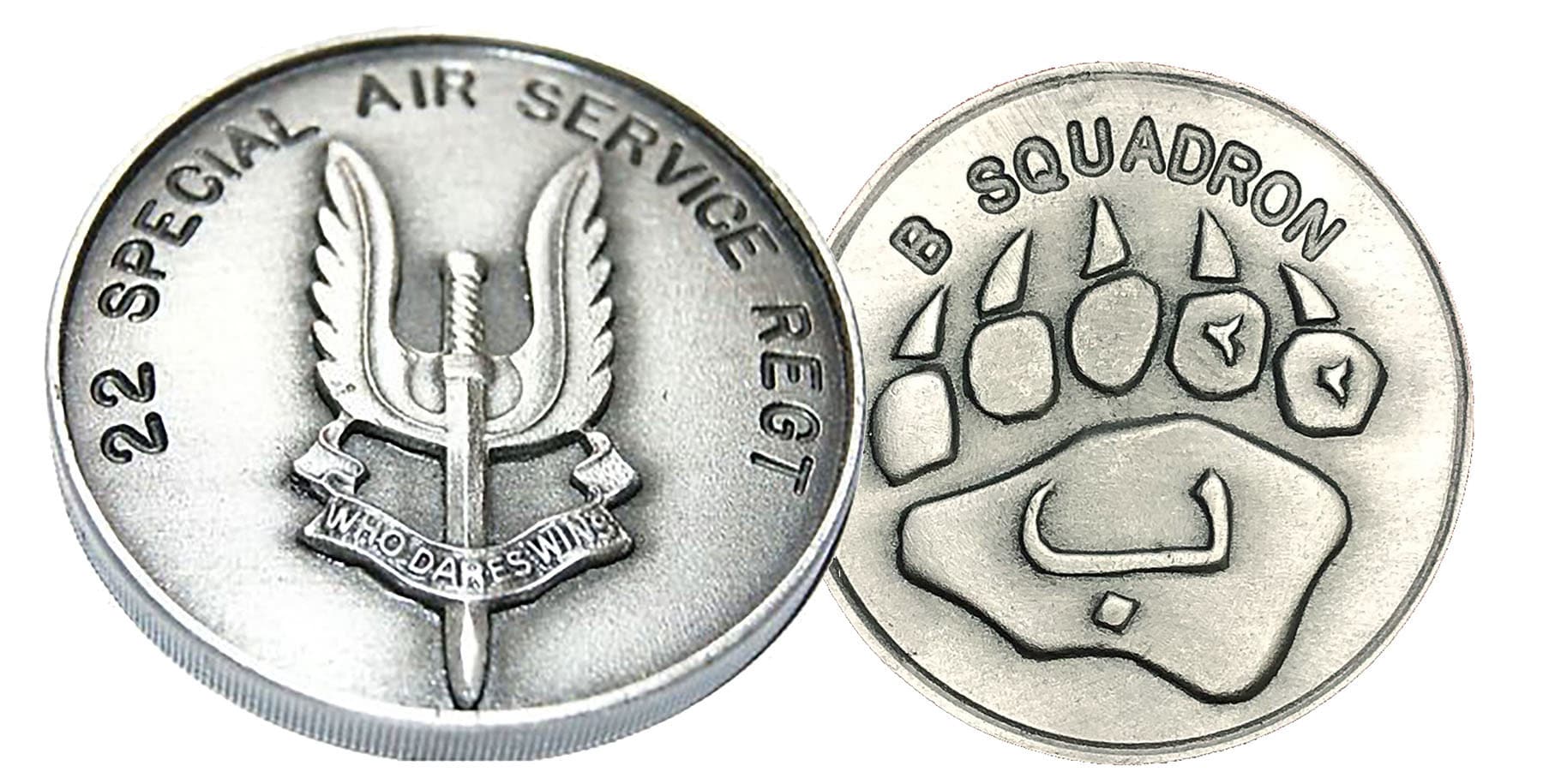 22 SAS A SQN Special Air Service Pewter Military Presentation/Collectors Coin 22 SAS A SQN Special Air Service Pewter Military Presentation/Collectors Coin