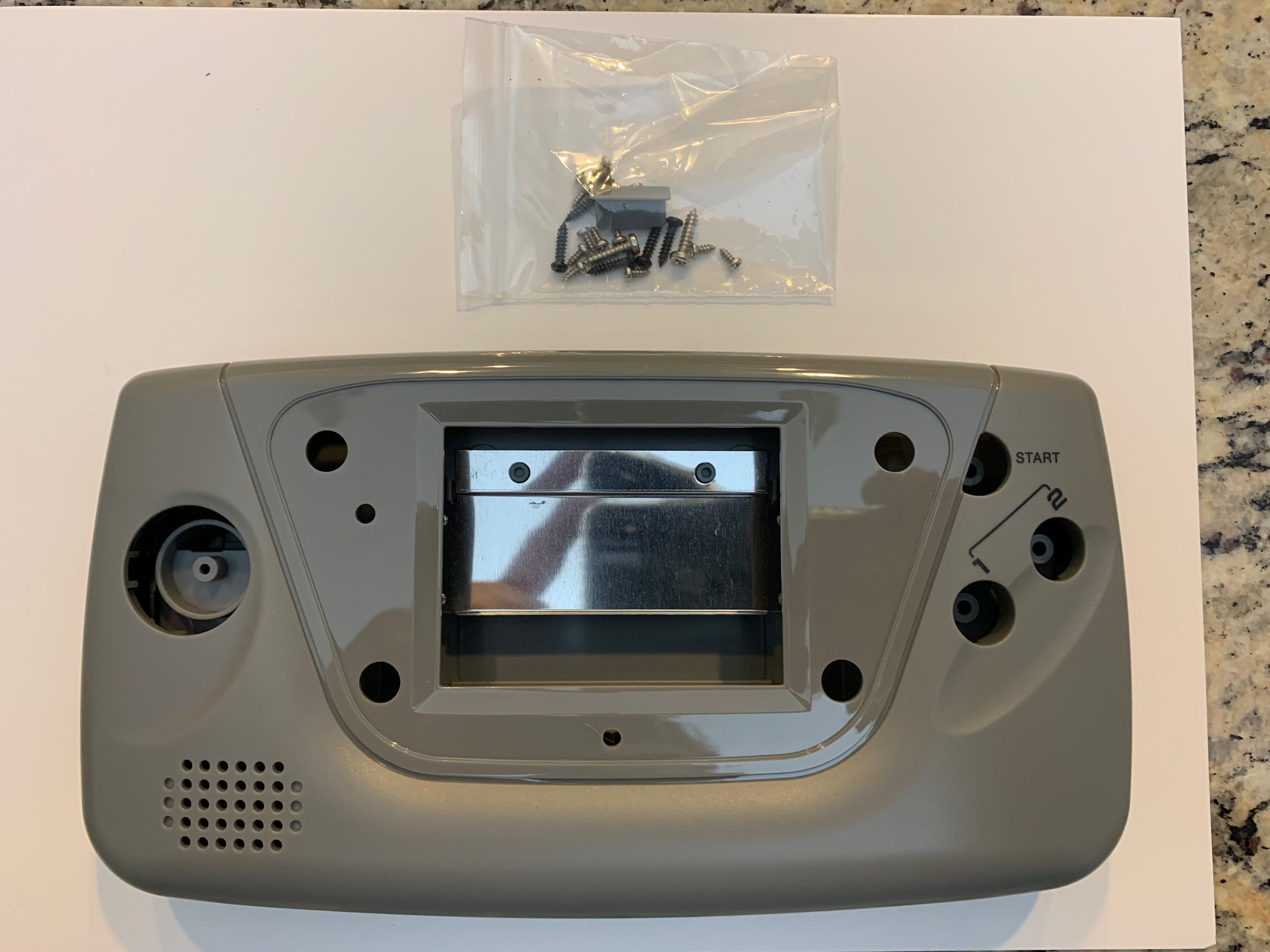 Gray Custom Sega Game Gear Case Shell Etsy