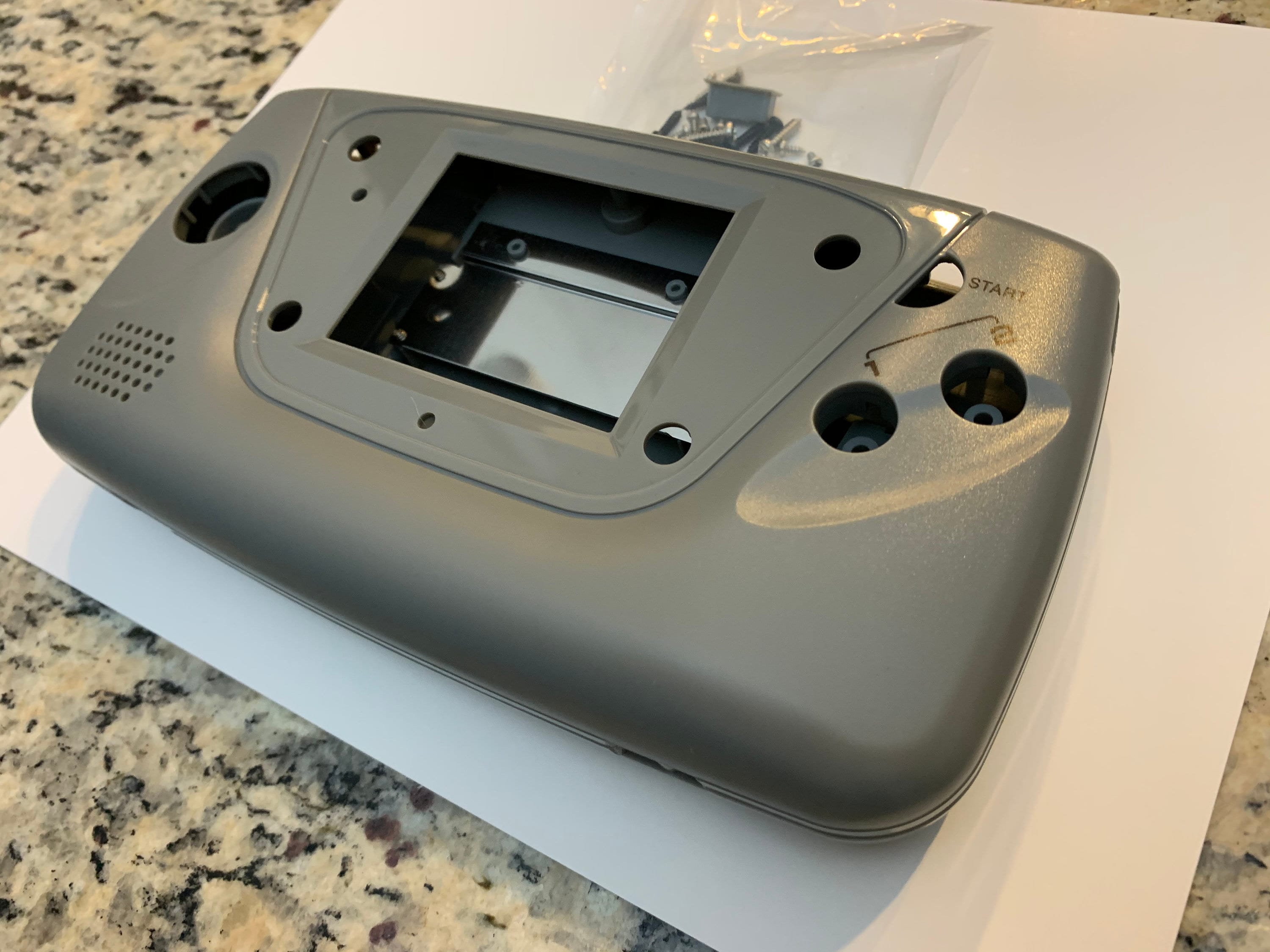 Gray Custom Sega Game Gear Case Shell Etsy