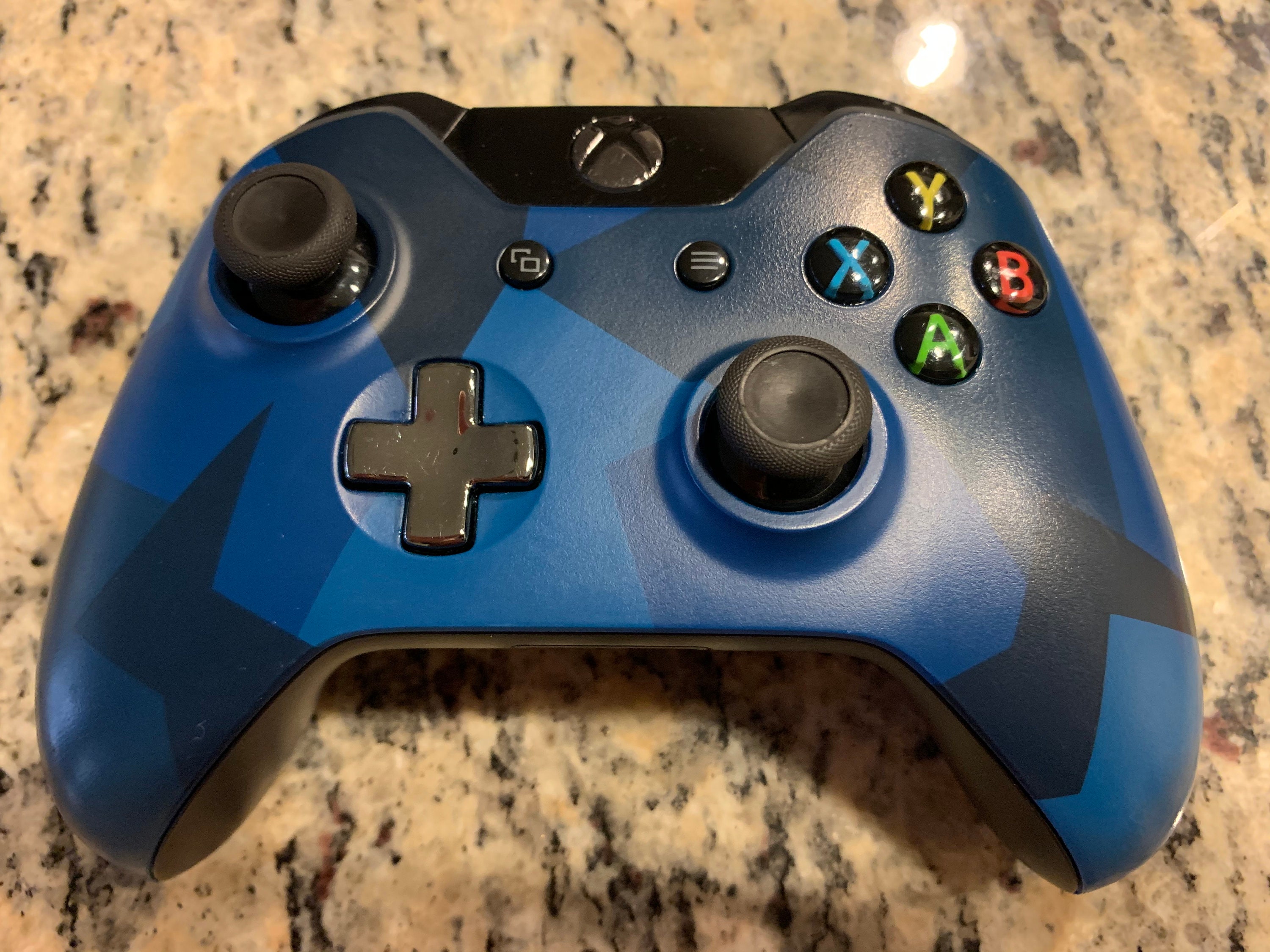 Xbox One OEM Wireless Controller Model 1537 Blue Midnight Etsy