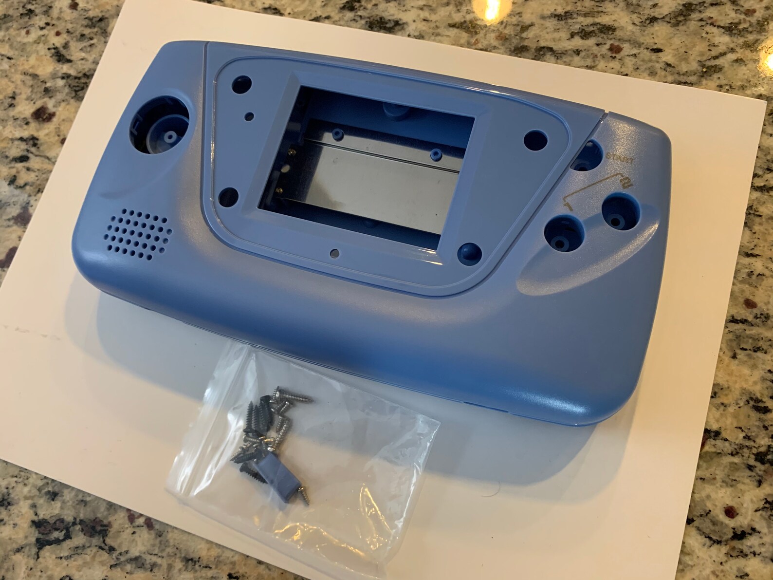 Blue Custom Sega Game Gear Case Shell Etsy