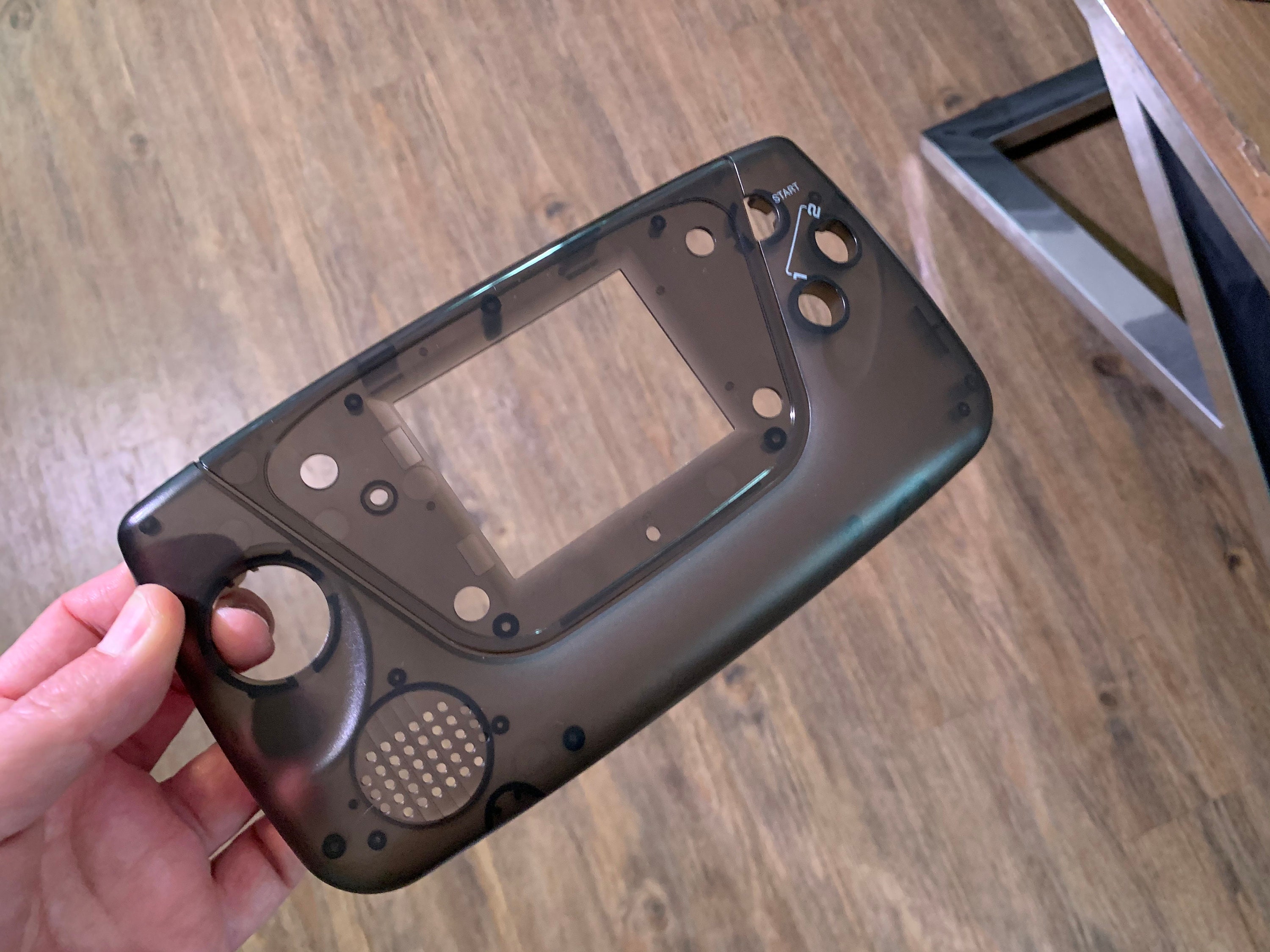 Clear Black Smoked Custom Sega Game Gear Case Shell Etsy