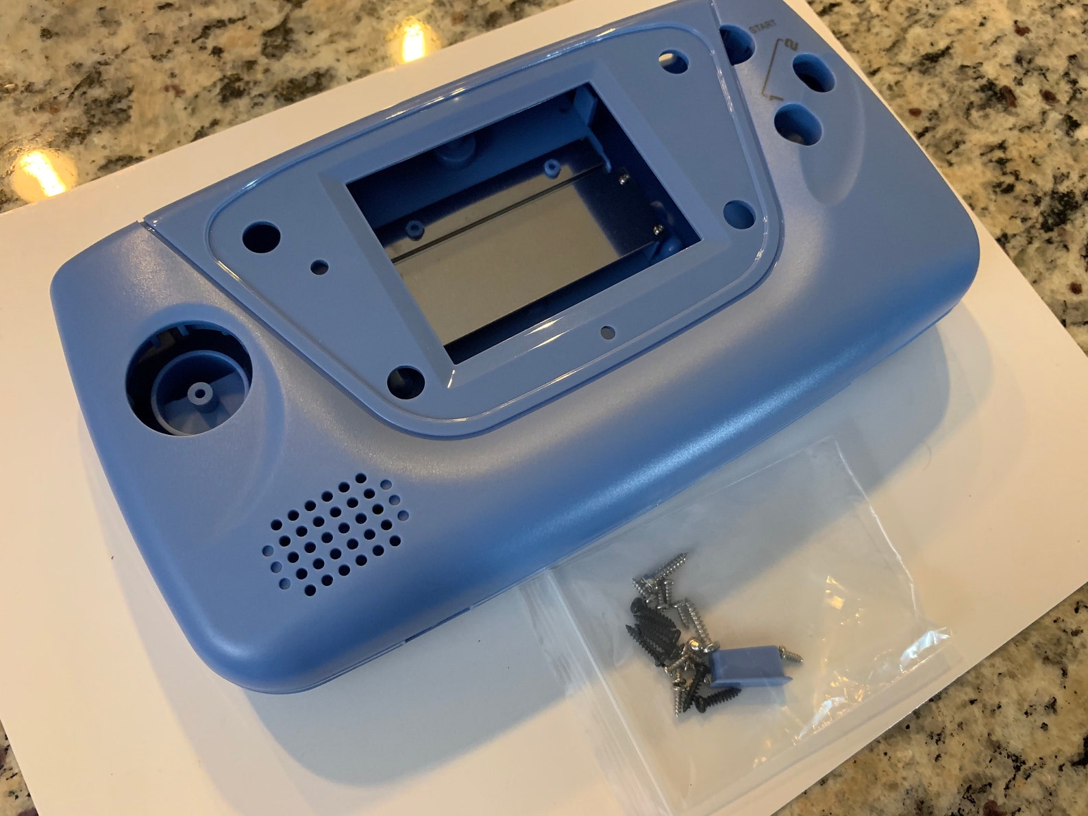 Blue Custom Sega Game Gear Case Shell Etsy