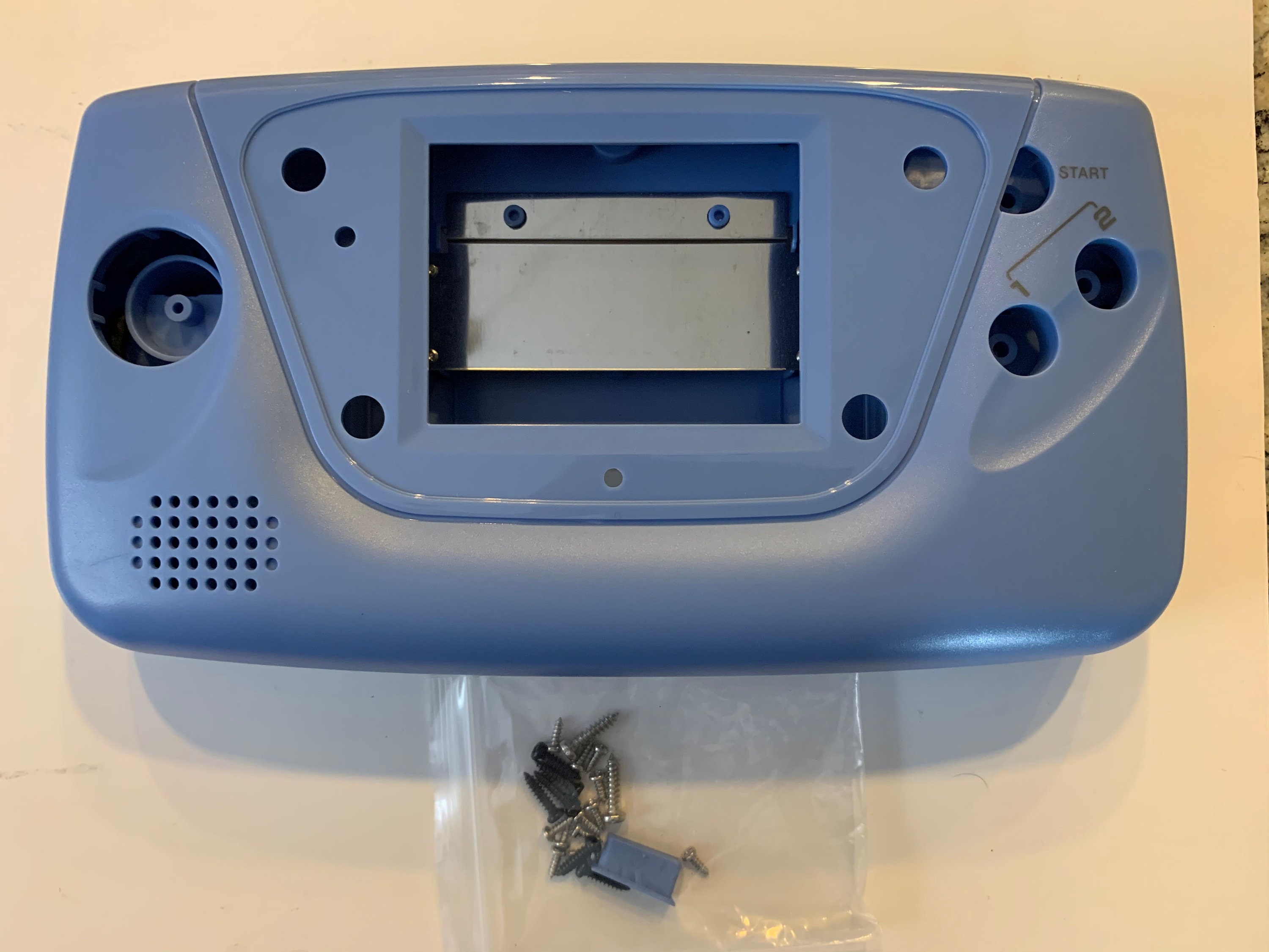 Blue Custom Sega Game Gear Case Shell Etsy