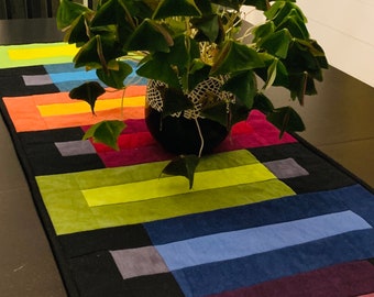 Stacked Quilt Pattern: Easy Beginner Table Runner or Wall Hanging (PDF Pattern, Instant Download