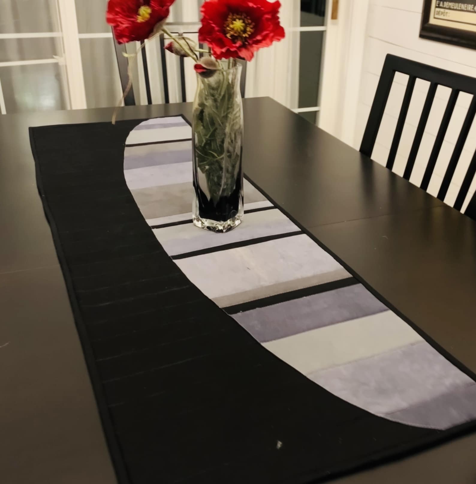 Easy Curve Quilt Pattern: Beginner Table Runner or Wall Hanging (PDF ...