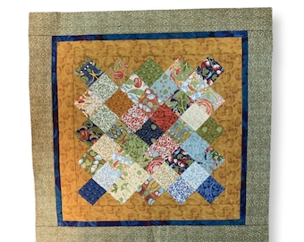 Beginner Quilt Pattern: Simple Scrappy Design, 4 Sizes (Digital Pattern)