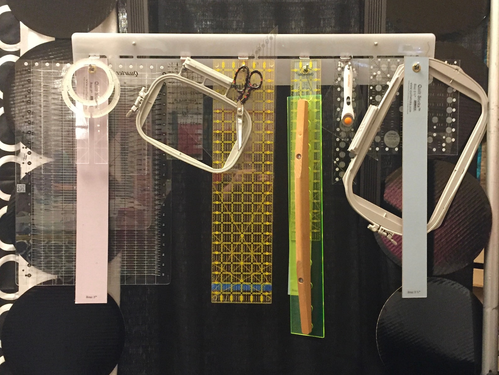 Ruler Rack for Sewing & Quilting Rulers /quilt Ruler Holder/ Holds 42