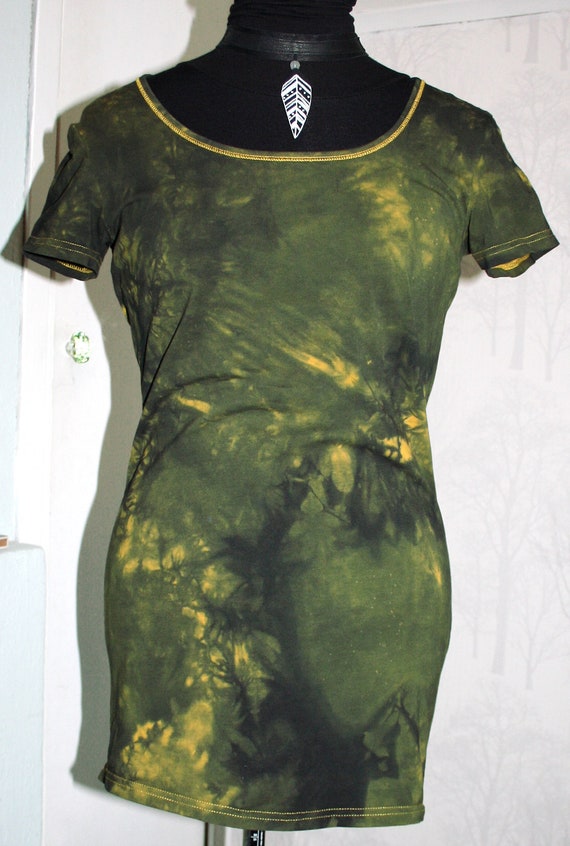 forest green tunic dress