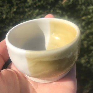Sage Green Pu-erh Tea Cup/Dipping Sauce Bowl
