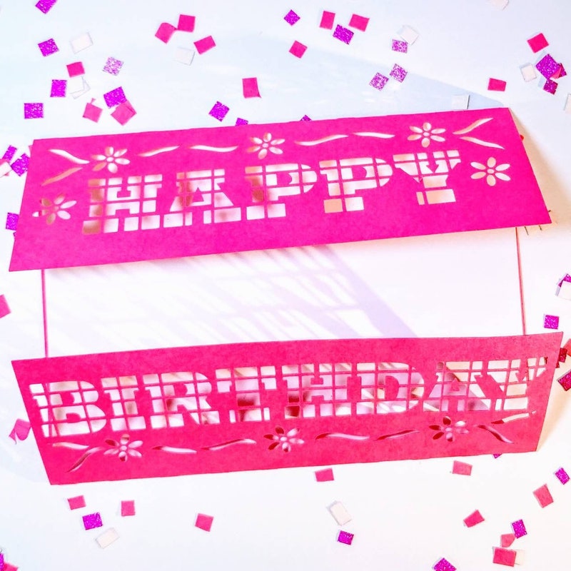 Folded Birthday Card Etsy