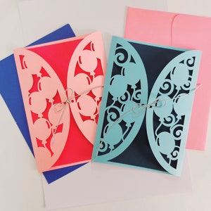 Conjunto de modelos de arquivo de corte cricut de balões SVG com dois portões dobráveis Silhueta Cameo Convites a laser Convite de Natal Aniversário Chá de bebê