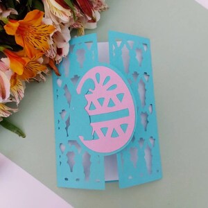 SVG Cricut Uova di Pasqua Coniglietto di Pasqua Modelli SVG Biglietti di Pasqua Silhouette Cameo laser Regali di Buona Pasqua Conigli di Pasqua per Bambini Biglietto di Pasqua