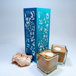 SVG Cut Files Lantern sea stars oysters Centerpiece Cricut Laser Cut Template Sea Life Mermaid Beach Wedding Laser Cut Silhouette Cameo FILE