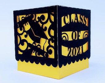 Download 3d Graduation Box Etsy