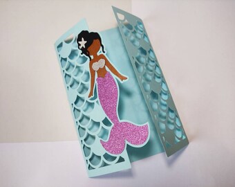 Download Mermaid Card Svg Etsy
