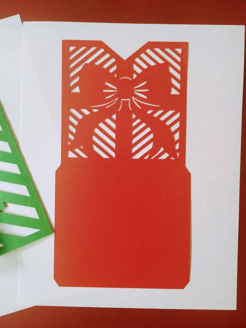 Download Set 2 SVG Templates Christmas Cards Cricut Silhouette ...