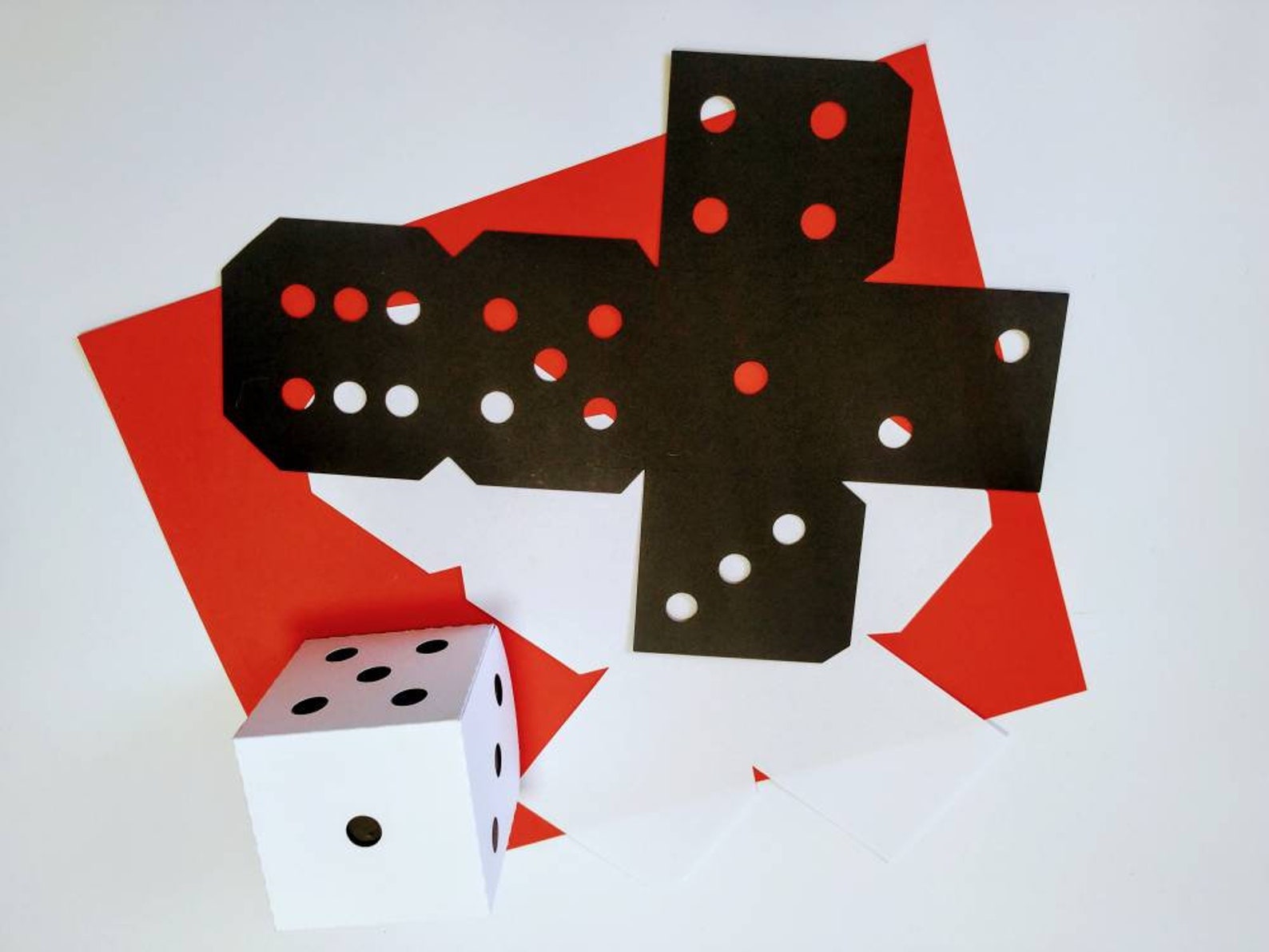 3D SVG Cube Dice Cut Files Cricut Dice Template Decor Home Etsy