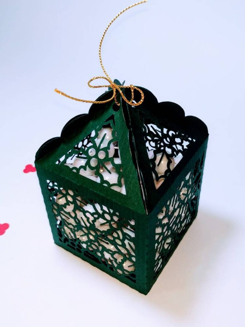 Download SVG Cricut Christmas Ornaments Box Templates Leaves Manger ...