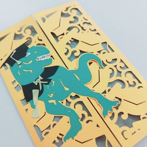 Tarjeta de invitación de graduación SVG Clase de 2025 Archivo de corte Cricut para personas mayores Tarjeta plegable con diseño de dinosaurio divertido Tarjeta de felicitación para graduados Silhouette Cameo