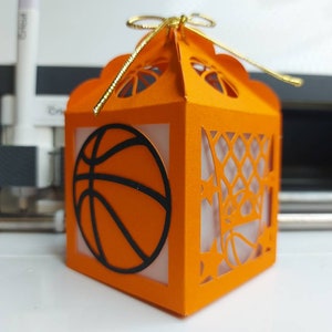 Archivo SVG CAJA Amantes del baloncesto Feliz cumpleaños Caja Niño Niña Archivo SVG de corte Cricut Plantillas láser Silhouette Cameo Cumpleaños Papá Archivo de corte de caja
