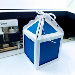 SVG ファイル 基本 BOX ギフト ボックス Cricut カット ファイル 初心者向け レーザー テンプレート シルエット カメオ SVG 記念品 最初の Cricut プロジェクト ビデオ チュートリアル