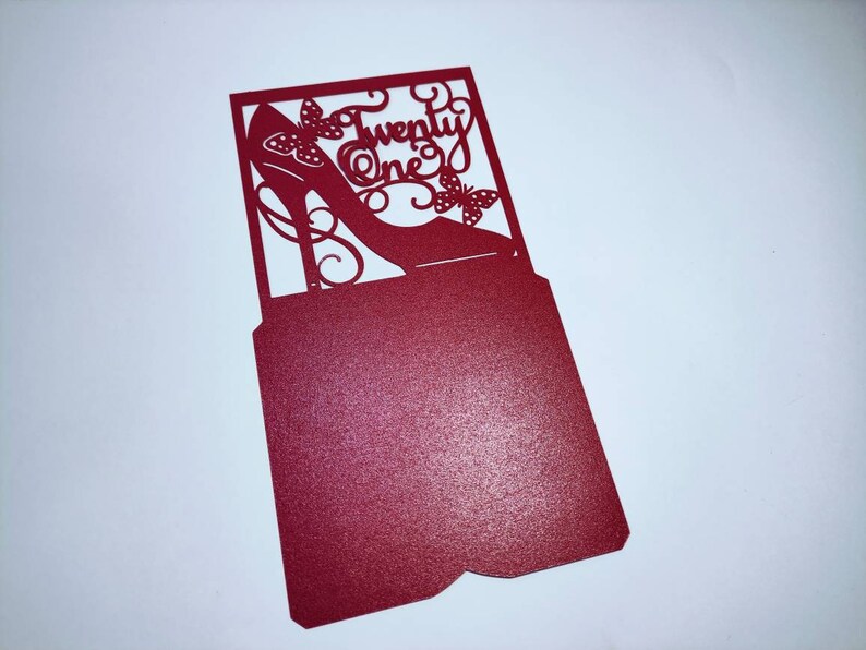 Download Twenty one birthday card SVG Cricut FileTemplates Envelope ...