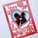 Happy Valentine S Day Card Cricut Svg Cut File Svg Tri Etsy