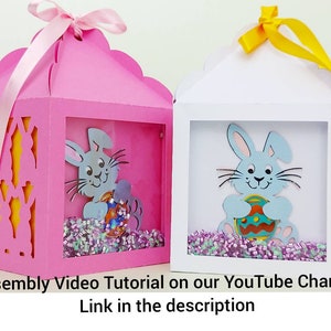 Happy Easter Candy Box for kids SVG Shaker box cricut Happy Easter Favor Box Cricut Silhouette Cameo Easter Bunny Gifts Box Easter Rabbit