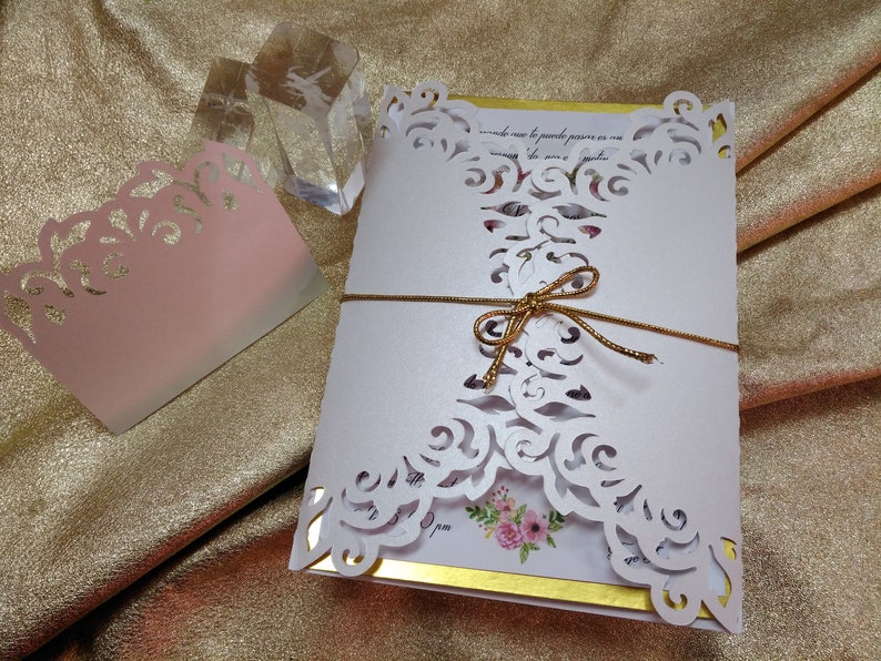 Download SVG Gate Fold Laser Cut Cards Wedding Invitation Template ...