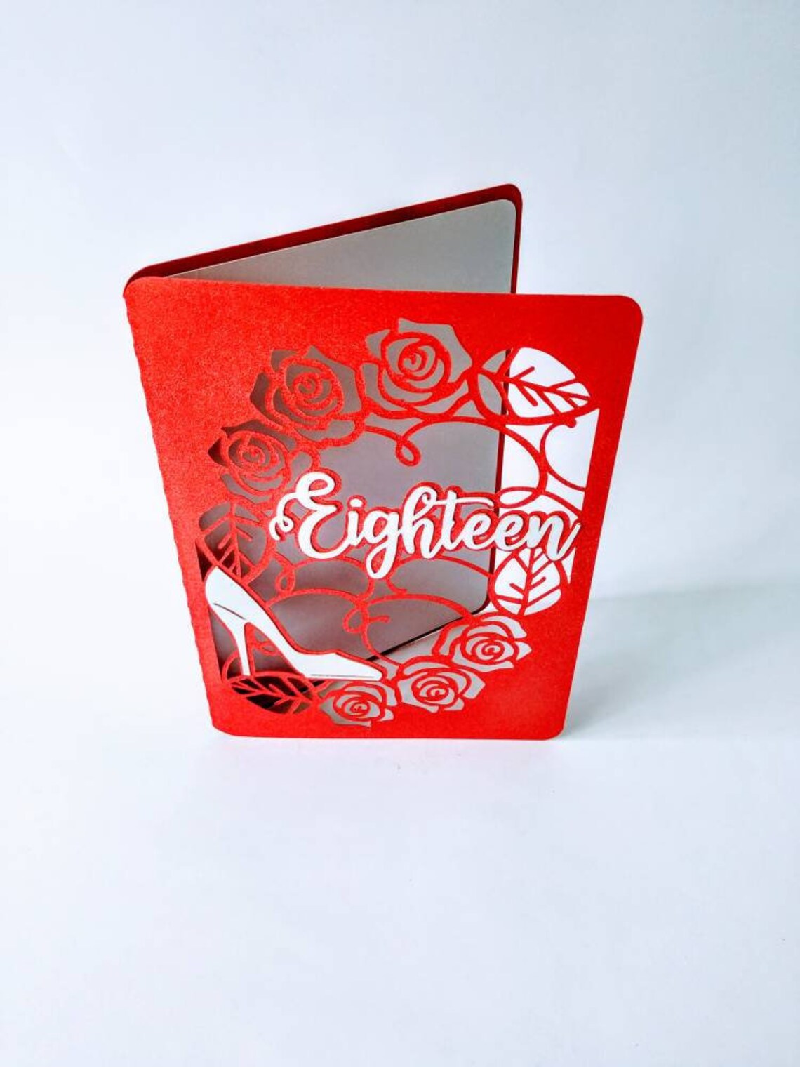 Laser Cut Invitation SVG Templates Folder Card Cricut Roses Etsy